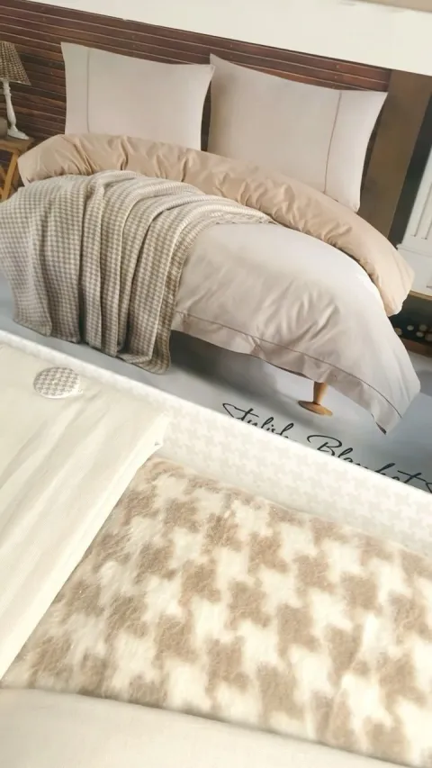 Kazayağı Battaniyeli Nevresim Seti