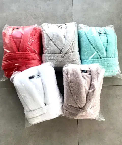 Micro Cotton Bornoz