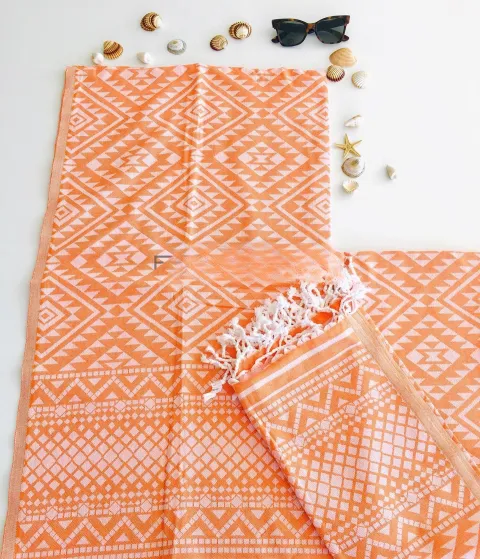 Etnik Kilim Desenli Peştemal