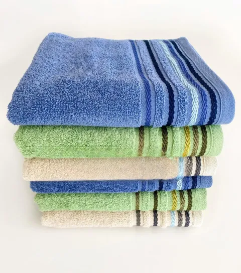 Stripe Detail Towel 50x100 cm