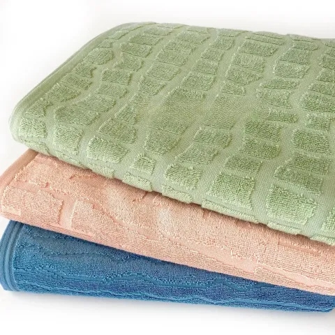 Jacquard-Handtuch mit Steinmuster